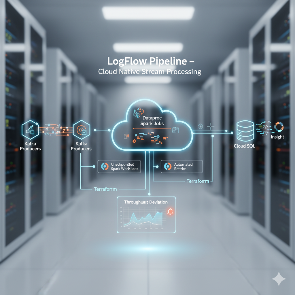 Logflow pipeline dashboard